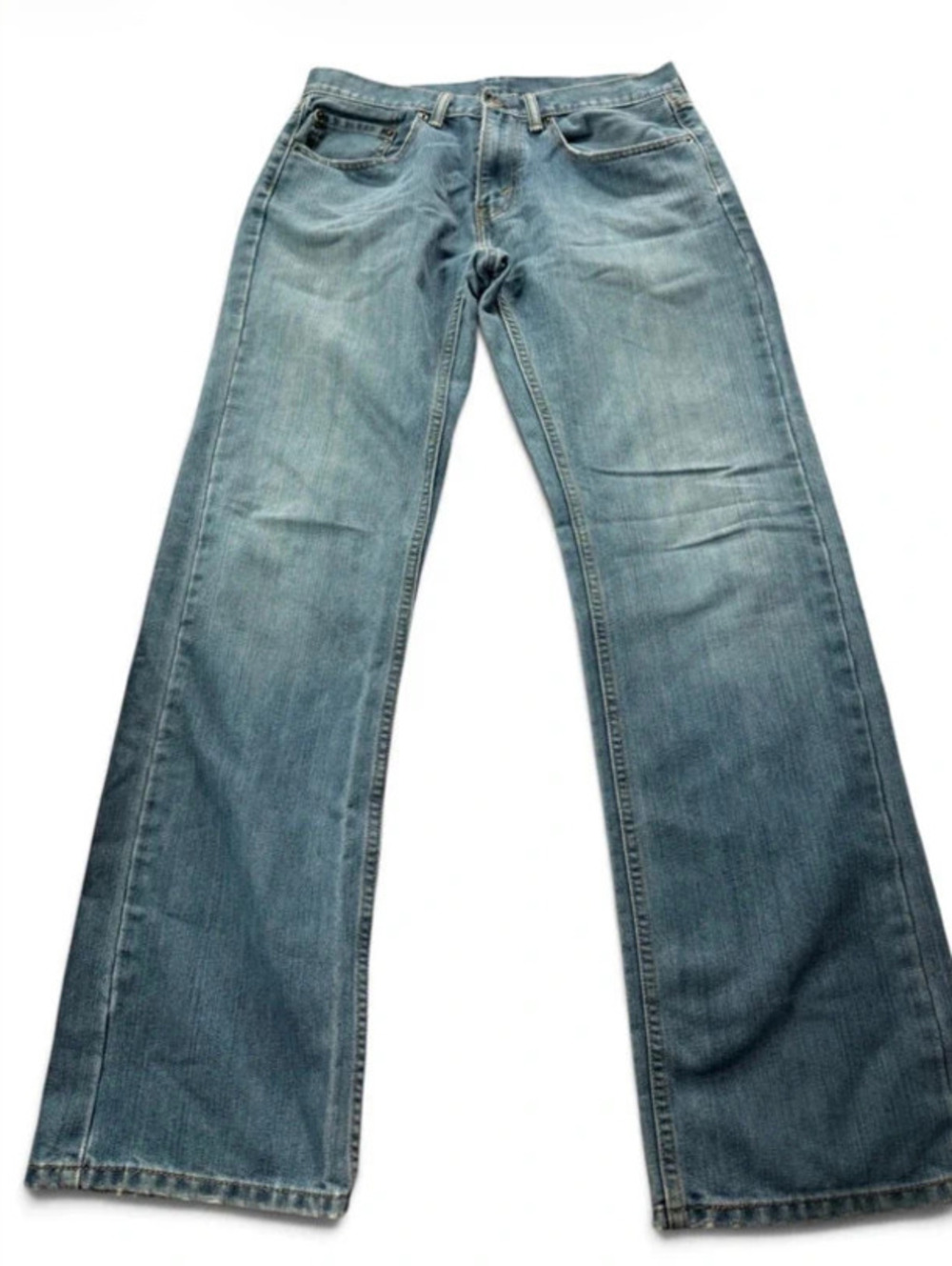 Levi’s 559 Relaxed Straight Jeans Men’s 32x34 Light Wash Blue Denim Y2K sku1184